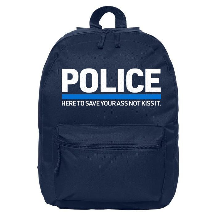 Police Here to Save Lives 16 in Basic Backpack