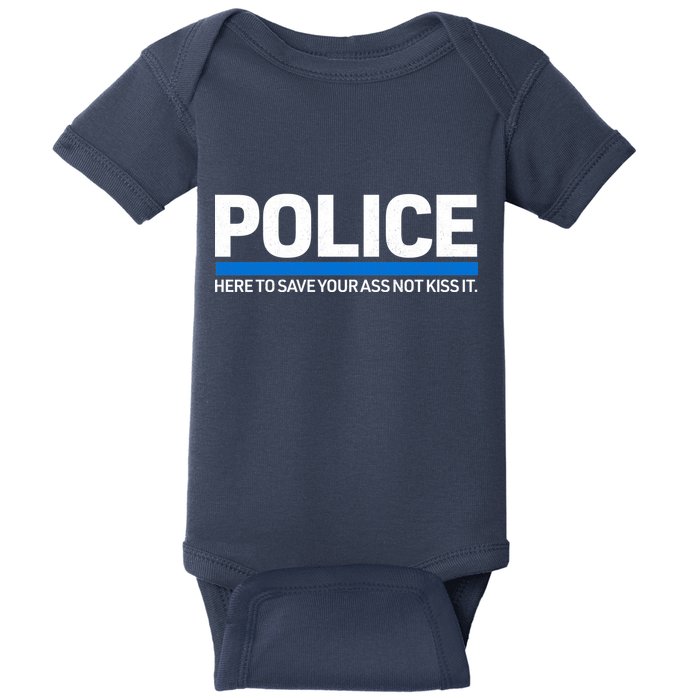 Police Here to Save Lives Baby Bodysuit