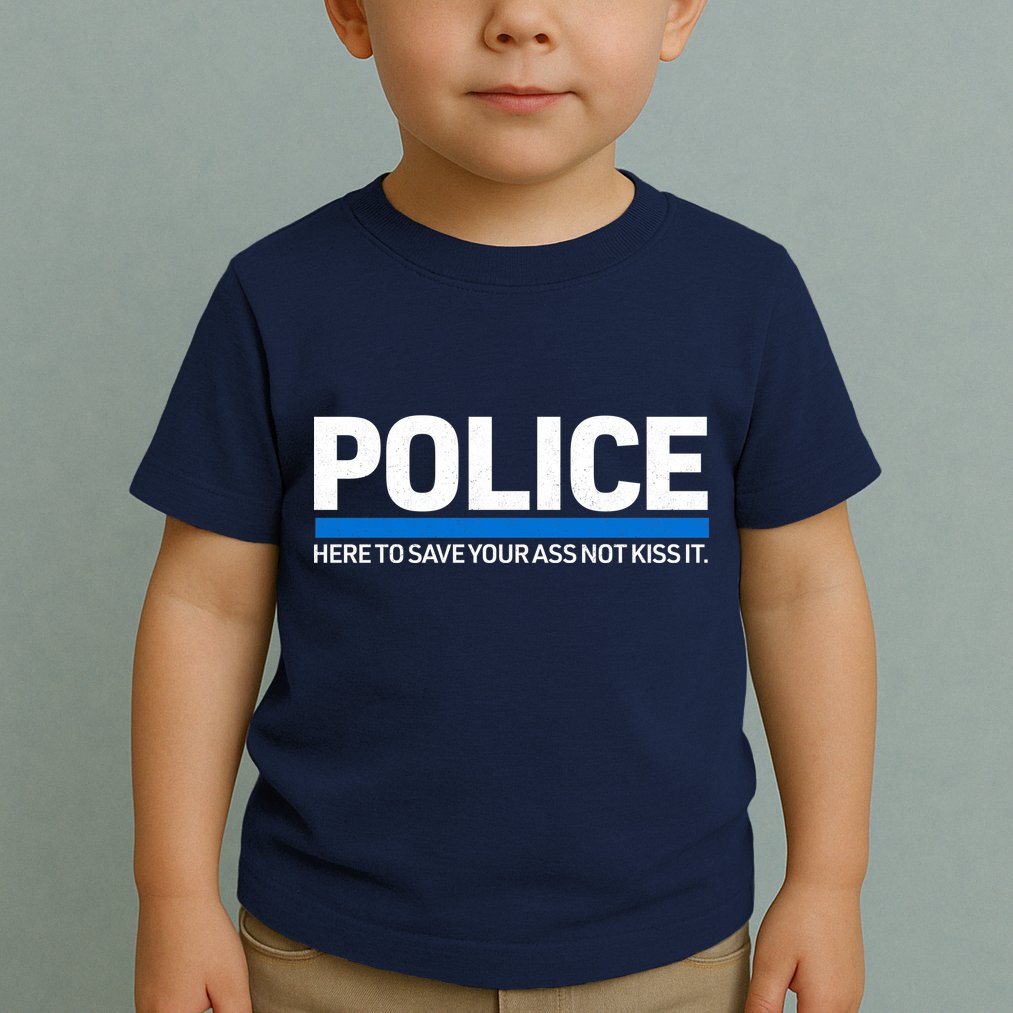 Police Here to Save Lives Toddler T-Shirt