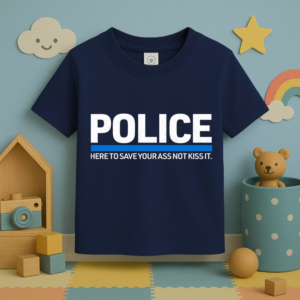 Police Here to Save Lives Toddler T-Shirt