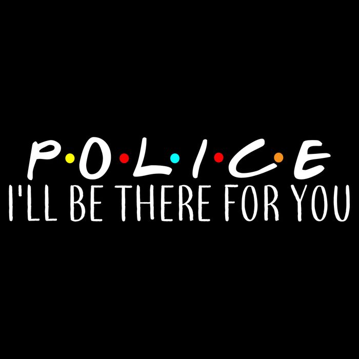 Police I'll Be There For You Mesh Reversible Basketball Jersey Tank