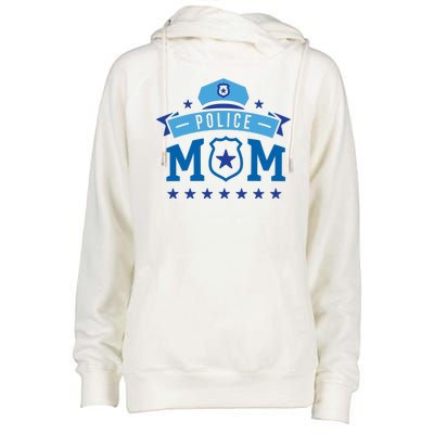 Police Mom Womens Funnel Neck Pullover Hood