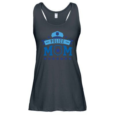 Police Mom Ladies Essential Flowy Tank