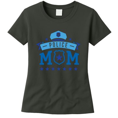 Police Mom Womens T-Shirt