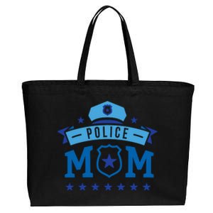 Police Mom Cotton Canvas Jumbo Tote