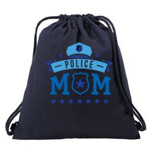 Police Mom Drawstring Bag