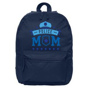 Police Mom 16 in Basic Backpack