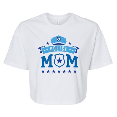 Police Mom Bella+Canvas Jersey Crop Tee