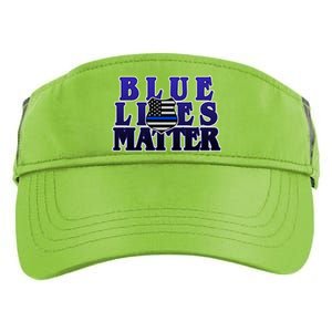 Police Shield Blue Lives Matter Adult Drive Performance Visor