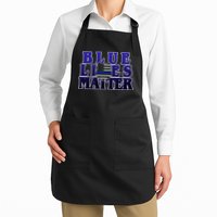 Police Shield Blue Lives Matter Apron