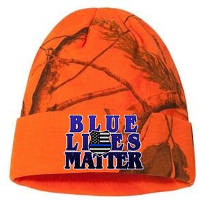 Police Shield Blue Lives Matter Kati Licensed 12" Camo Beanie