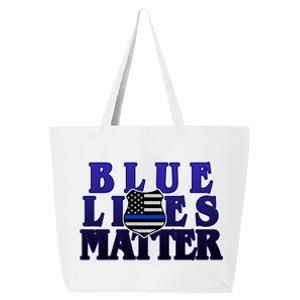 Police Shield Blue Lives Matter 25L Jumbo Tote