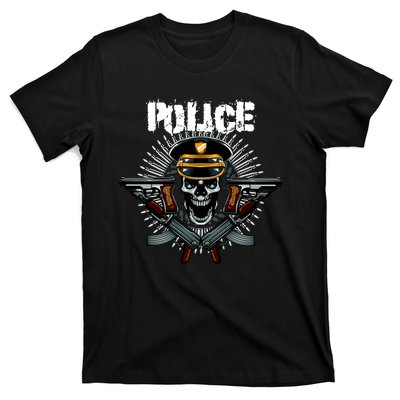 Police Skull T-Shirt