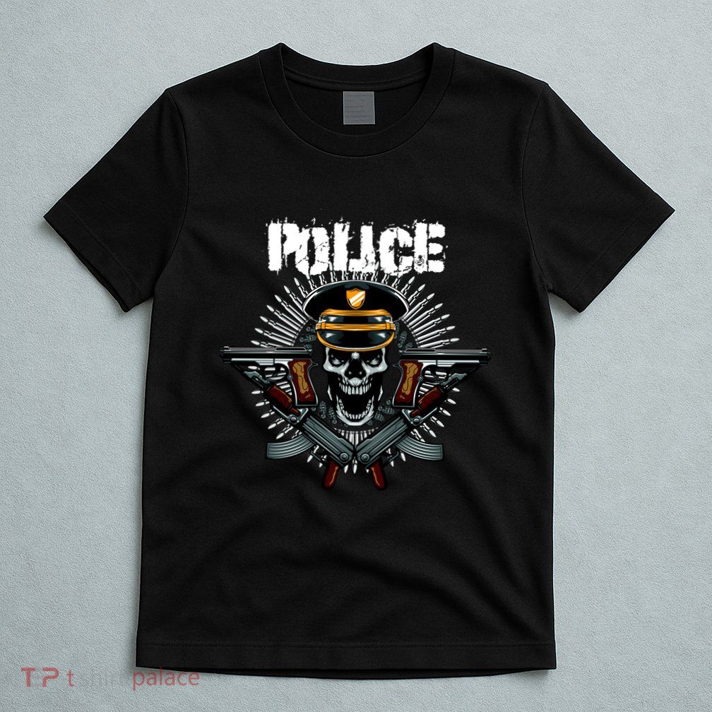 Police Skull T-Shirt