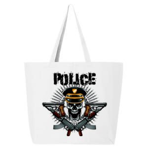 Police Skull 25L Jumbo Tote