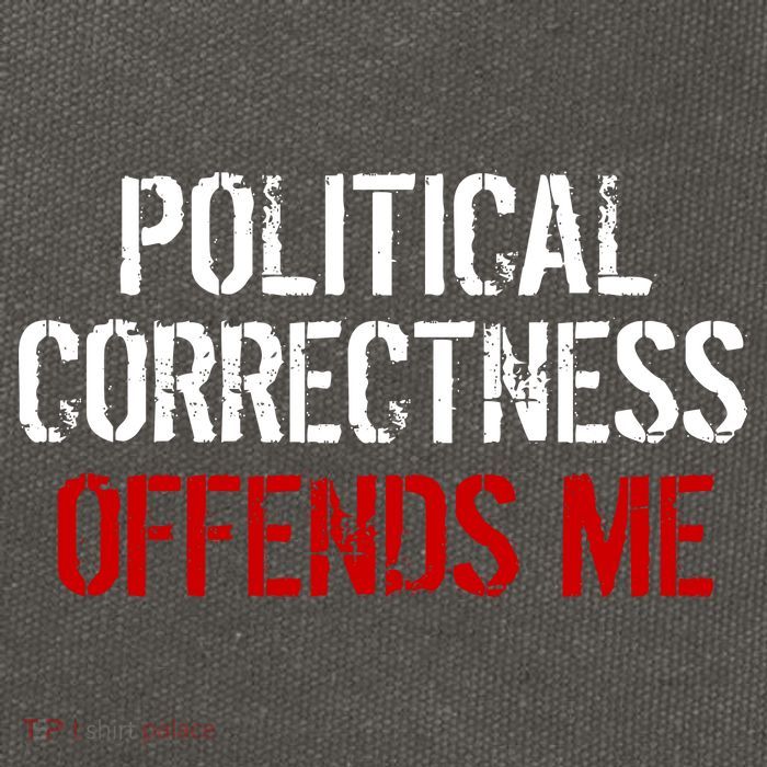 Political Corectness Offends Me Cotton Canvas Backpack