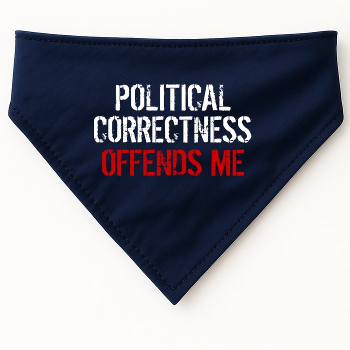 Political Corectness Offends Me USA-Made Doggie Bandana