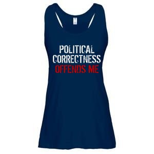 Political Corectness Offends Me Ladies Essential Flowy Tank