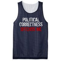 Political Corectness Offends Me Mesh Reversible Basketball Jersey Tank