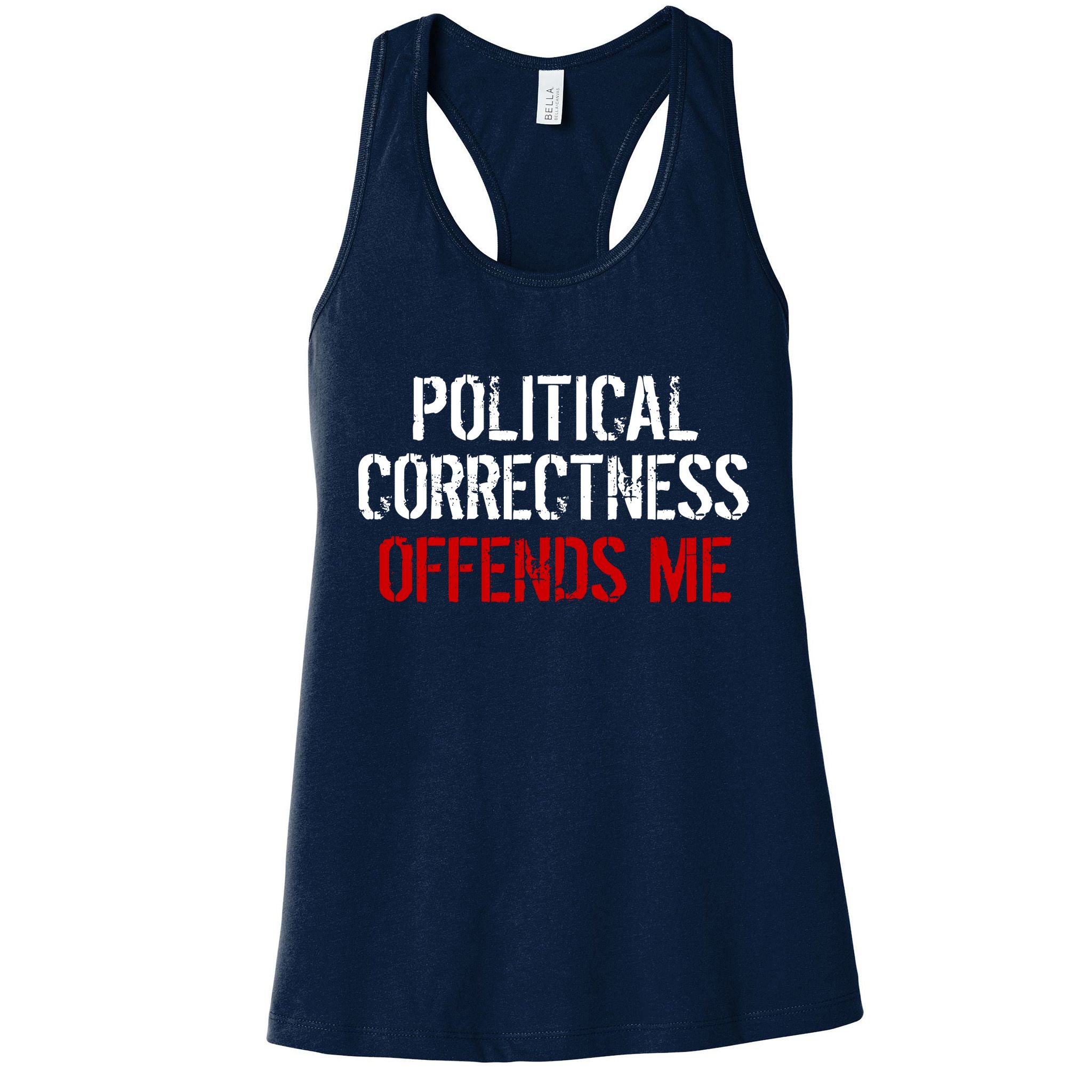 Political Corectness Offends Me Womens Tank Top