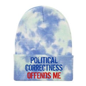 Political Corectness Offends Me Tie Dye 12in Knit Beanie