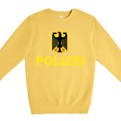 Polizei German Flag Premium Crewneck Sweatshirt