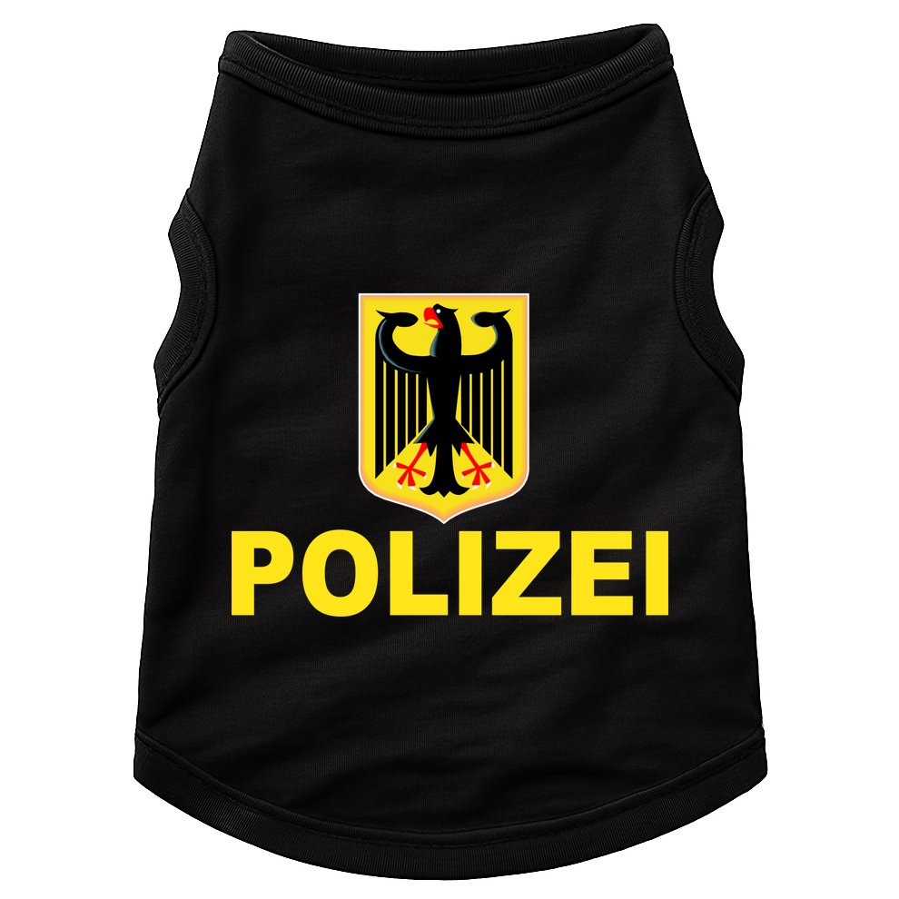 Polizei German Flag Doggie Tank