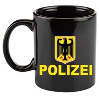 Polizei German Flag 11oz C Handle Ceramic Mug