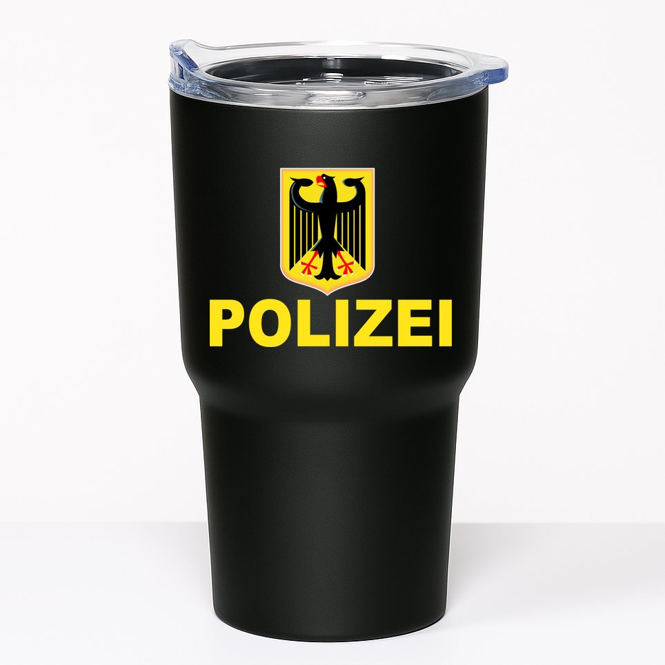 Polizei German Flag Tumbler