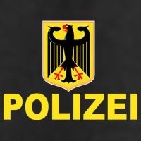 Polizei German Flag Golf Towel