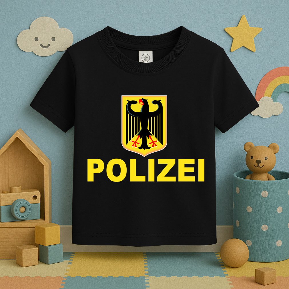Polizei German Flag Toddler T-Shirt