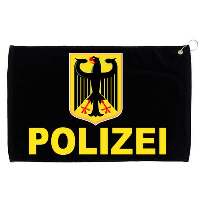 Polizei German Flag Grommeted Golf Towel