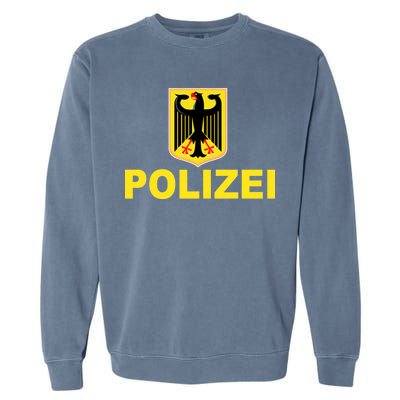 Polizei German Flag Garment-Dyed Sweatshirt