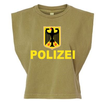 Polizei German Flag Garment-Dyed Women's Muscle Tee