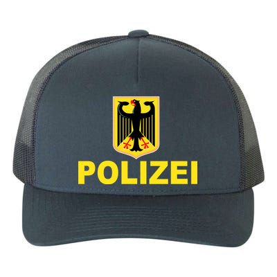 Polizei German Flag Yupoong Adult 5-Panel Trucker Hat