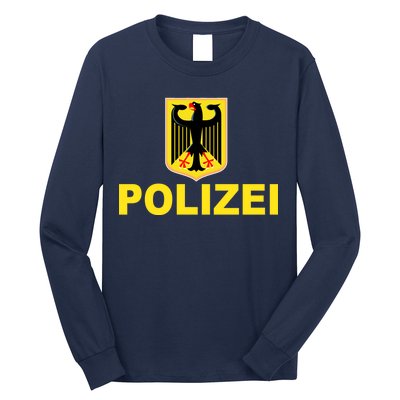 Polizei German Flag Long Sleeve Shirt