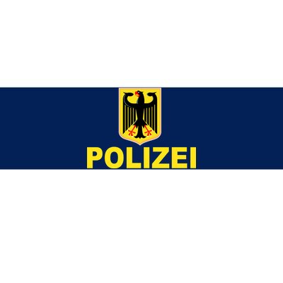 Polizei German Flag Bumper Sticker