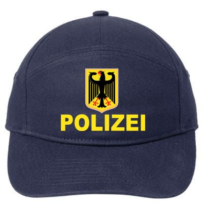 Polizei German Flag 7-Panel Snapback Hat