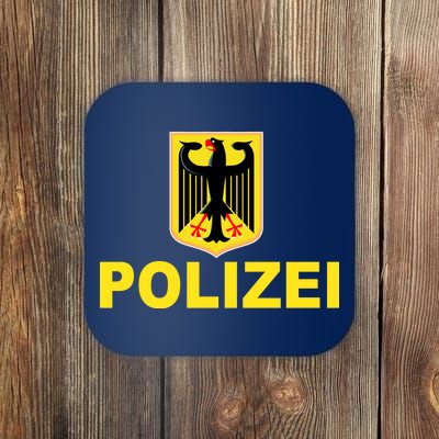 Polizei German Flag Coaster