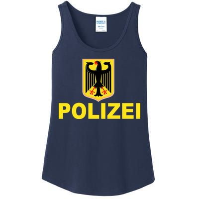 Polizei German Flag Ladies Essential Tank