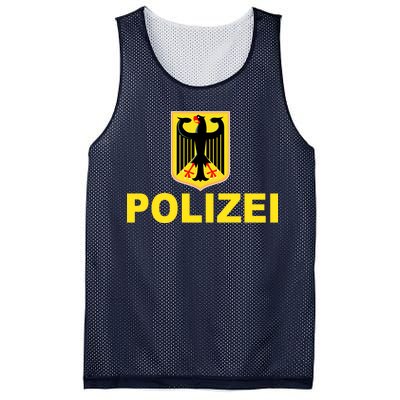 Polizei German Flag Mesh Reversible Basketball Jersey Tank