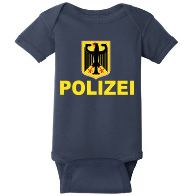 Polizei German Flag Baby Bodysuit