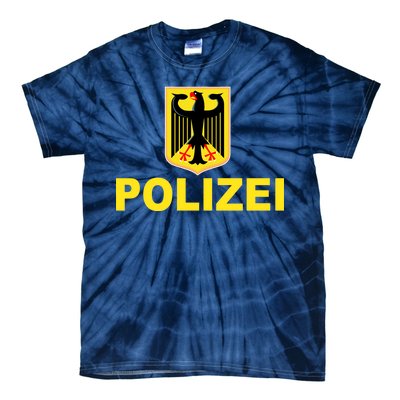 Polizei German Flag Tie-Dye T-Shirt