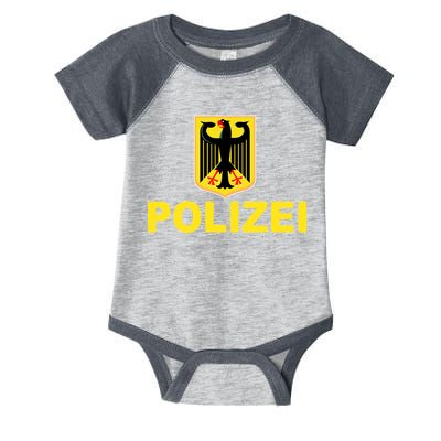 Polizei German Flag Infant Baby Jersey Bodysuit