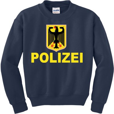 Polizei German Flag Kids Sweatshirt