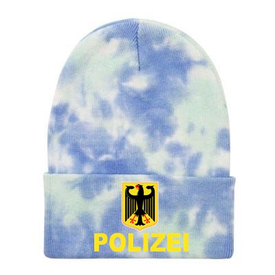 Polizei German Flag Tie Dye 12in Knit Beanie