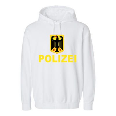 Polizei German Flag Garment-Dyed Fleece Hoodie