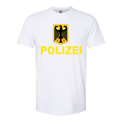 Polizei German Flag Softstyle CVC T-Shirt