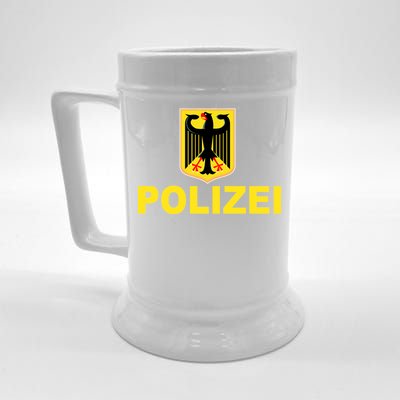 Polizei German Flag Beer Stein