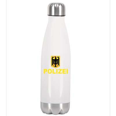 Polizei German Flag Stainless Steel Insulated Water Bottle